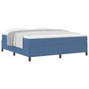 vidaXL Boxspringbett Blau 180 x 200 cm Cordstoff