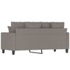 vidaXL 2-Sitzer-Sofa Taupe 140 cm Stoff