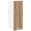 vidaXL H&auml;ngeschrank Artisan-Eiche und Wei&szlig; 30 x 31 x 80 cm