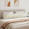 vidaXL Sofakissen 2 Stück Creme 200 x 40 cm Cordstoff