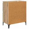 vidaXL Sideboard Artisan-Eiche 60 x 35 x 70 cm Verbundholz und Eisen