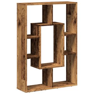 vidaXL B&uuml;cherregal Altholz-Optik 63x20x90 cm Holzwerkstoff
