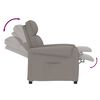 vidaXL Massagesessel Elektrisch Taupe Stoff