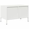 vidaXL TV-Schrank Wei&szlig; 68x39x43,5 cm Kaltgewalzter Stahl