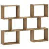 vidaXL Wandregal Artisan-Eiche 103 x 17 x 80 cm Holzwerkstoff