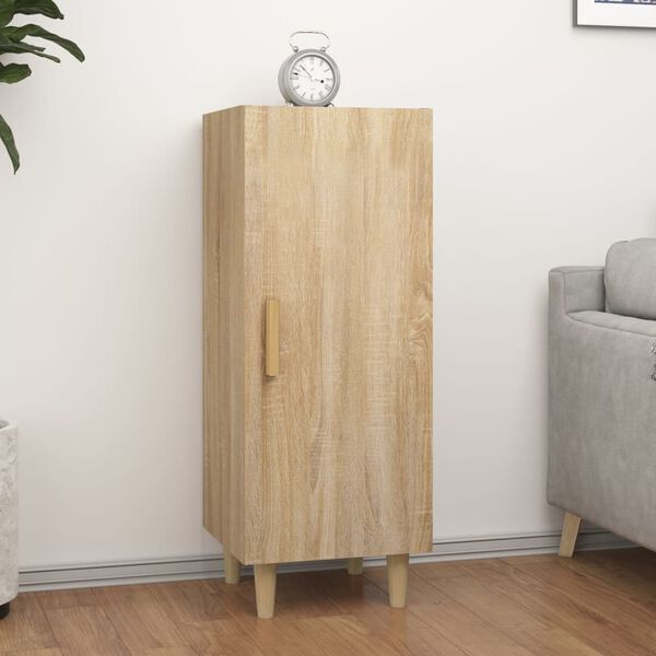 vidaXL Sideboard Sonoma-Eiche 34,5x34x90 cm Holzwerkstoff