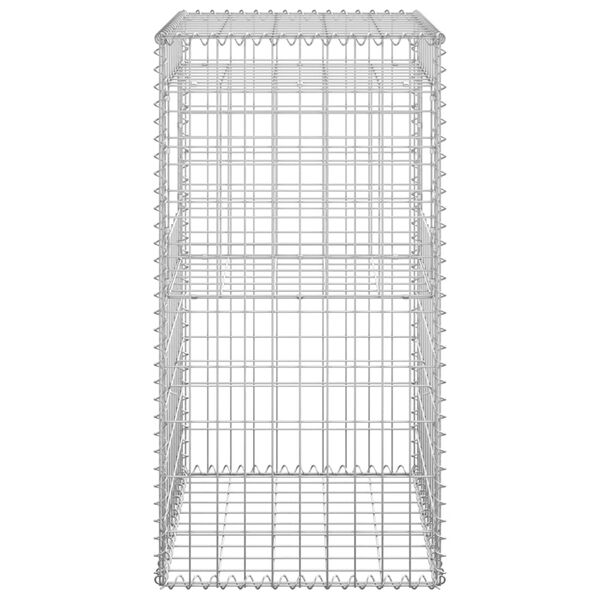 vidaXL Gabionensäule 50x50x100 cm Eisen