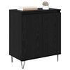 vidaXL Sideboard Schwarz Eichen-Optik 60 x 35 x 70 cm Holzwerkstoff