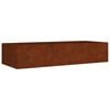 vidaXL Hochbeet 200x80x40 cm Cortenstahl