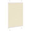vidaXL Plissee Creme 95x100 cm Stoffbreite 94,4 cm Polyester