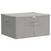 vidaXL Aufbewahrungsbox Vliesstoff 43 x 34 x 23 cm 33,6 L Grau