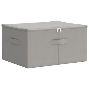 vidaXL Aufbewahrungsbox Vliesstoff 43 x 34 x 23 cm 33,6 L Grau