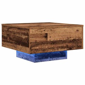 vidaXL Couchtisch Altholz 55 x 55 x 31 cm Holzwerkstoff