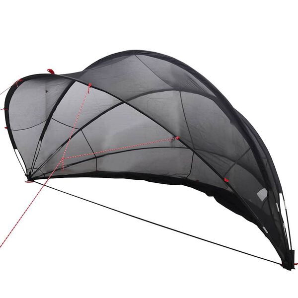 vidaXL Pool-Dome Schwarz 336 x 322 x 160 cm
