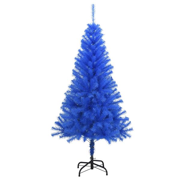vidaXL Künstlicher Weihnachtsbaum mit Ständer Blau 150 cm PVC