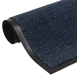 vidaXL Fu&szlig;matte getuftet 60x150 cm Blau