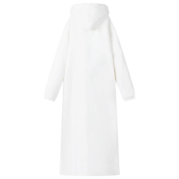 vidaXL Decken-Hoodie Weiß XL Fleece und Flanell