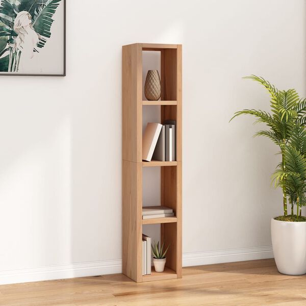 vidaXL B&uuml;cherregal 35x30x168 cm Massivholz Teak
