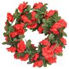 vidaXL Blumengirlanden Blumen 6 Stk. Rot 240 cm