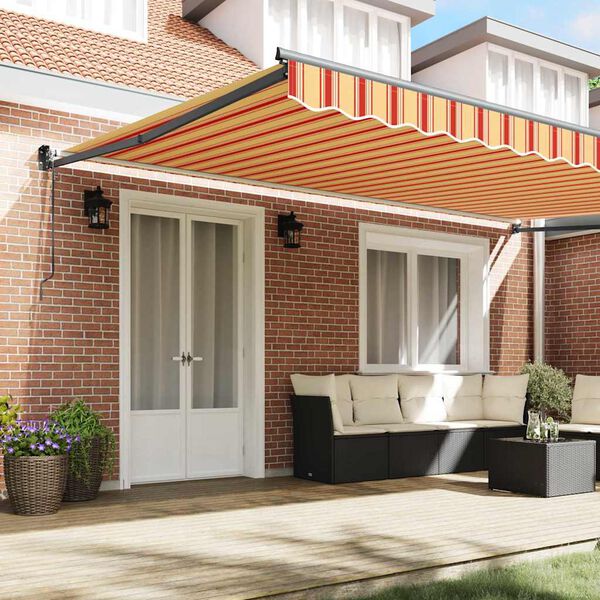 vidaXL Markise Creme 500 x 300 x 165 cm Polyester und Metall