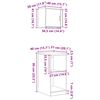 vidaXL Garagenschränke 2 Stk. Grau Sonoma Holzwerkstoff