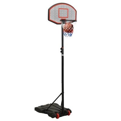 vidaXL Basketballständer Schwarz 216-250 cm Polyethylen