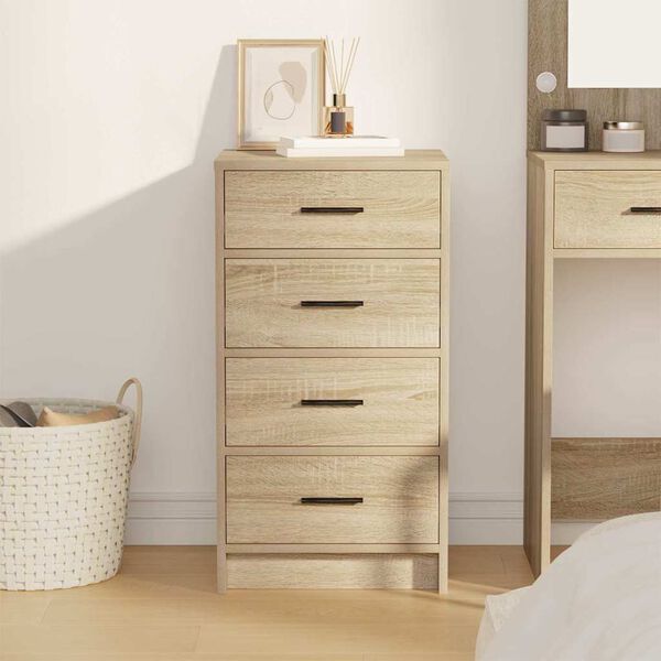 vidaXL Sideboard Sonoma-Eiche 40 x 41 x 75 cm Holzwerkstoff