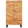 vidaXL Aufbewahrung Highboard Braun 60 x 33 x 100 cm Massivholz Mango