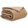 vidaXL Sommerdecke Gold 140 x 200 cm Satin und Mikrofaser