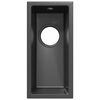 vidaXL Küchen-Spüle Grau 21 x 44 x 14 cm Granit