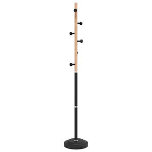 vidaXL Garderobenst&auml;nder Schwarz 177 cm Pulverbeschichtetes Eisen