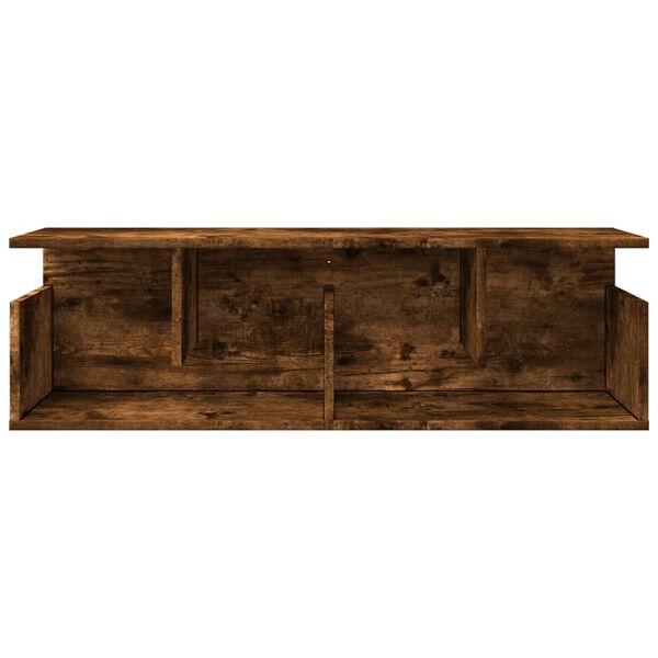vidaXL Wandschrank 100x20x30 cm R&auml;uchereiche Holzwerkstoff