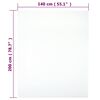 vidaXL Spannbettlaken 2 Stk. Jersey Wei&szlig; 140x200 cm Baumwolle