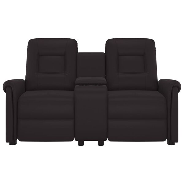 vidaXL 2-Sitzer Massagesessel mit Getränkehalter Schwarz