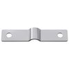 vidaXL Einschlagplatte 2 pcs Silber 50 x 10 x 1,2 mm Eisen