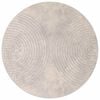 vidaXL Innenteppich GALATI Beige &Oslash; 120 CM Polyester