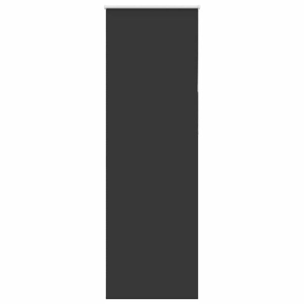 vidaXL Verdunkelungsrollo Schwarz 80x210 cm Stoffbreite 75,7 cm