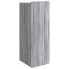 vidaXL Wandschrank Grau Sonoma 33 x 34,5 x 94 cm Holzwerkstoff