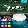 Intex LED Ottomane Aufblasbar 86x33 cm