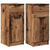 vidaXL Sideboards 2 Stk. Altholz-Optik 30x30x70 cm Holzwerkstoff