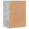 vidaXL Sideboards 2 Stk. Betongrau 59x39x80 cm Holzwerkstoff
