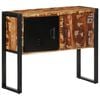 vidaXL Konsolentisch Mehrfarbig 90x35x75 cm Altholz Massiv