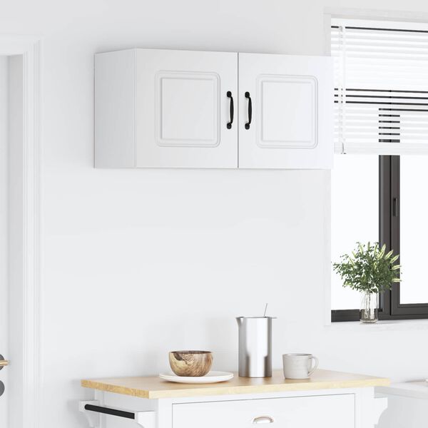 vidaXL K&uuml;chenschrank Kalmar Wei&szlig; 80 x 31 x 40 cm Holzwerkstoff