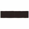 vidaXL Tischplatte 160x40x(2-6) cm Massivholz Behandelt Baumkante