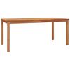vidaXL 7-tlg. Garten-Essgruppe Massivholz Teak