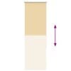 vidaXL Verdunkelungsrollo Beige 45x175cm Stoffbreite 40,7 cm Polyester