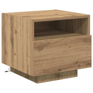 vidaXL Nachttisch Artisan-Eiche 40 x 39 x 37 cm Holzwerkstoff