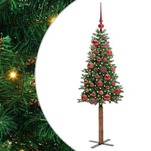 vidaXL Schlanker Weihnachtsbaum Gr&uuml;n 150 cm
