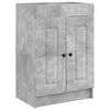 vidaXL Unter dem Waschbecken Badschrank Betongrau 78,5 x 37,5 x 81 cm