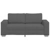 vidaXL Zweisitzer-Sofa Dunkelgrau 180x77x82 cm Cordstoff